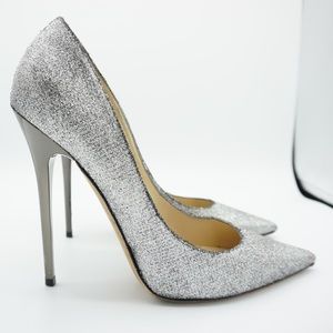 Romi Jimmy Choo, Silver, Size 39